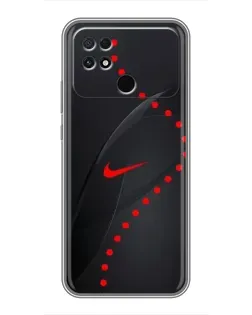 Чохол для Xiaomi POCO C40 з картинкою «Абстрактний дизайн Nike» Чохол для Xiaomi POCO C40 з картинкою «Абстрактний дизайн Nike»