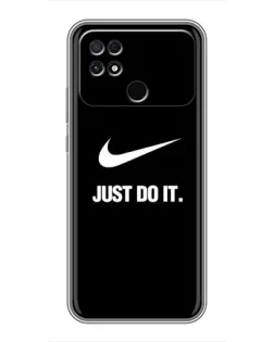 Чохол для Xiaomi POCO C40 з картинкою «Класичний принт Nike» Чохол для Xiaomi POCO C40 з картинкою «Класичний принт Nike»