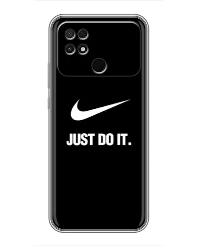 Чехол для Xiaomi POCO C40 с картинкой «Классический принт Nike»