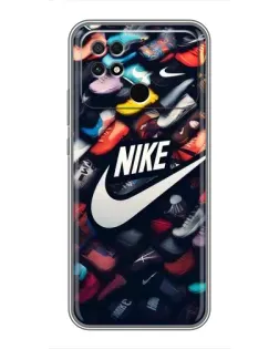 Чохол для Xiaomi POCO C40 з картинкою «Колекція кросівок Nike» Чохол для Xiaomi POCO C40 з картинкою «Колекція кросівок Nike»