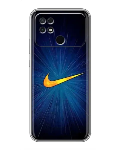 Чехол для Xiaomi POCO C40 с картинкой «Синий пульс Nike» Чехол для Xiaomi POCO C40 с картинкой «Синий пульс Nike»