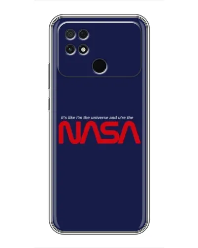 Чехол для Xiaomi POCO C40 с картинкой «NASA — глубокий космос»