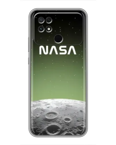 Чехол для Xiaomi POCO C40 с картинкой «NASA — лунный градиент»