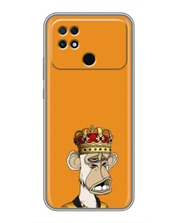 Чохол для Xiaomi POCO C40 з картинкою «Золота мавпа Bored Ape»