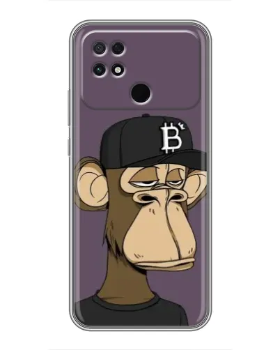 Чехол для Xiaomi POCO C40 с картинкой «Bored Ape в кепке» Чехол для Xiaomi POCO C40 с картинкой «Bored Ape в кепке»