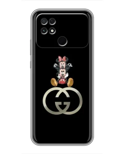 Чохол для Xiaomi POCO C40 з картинкою «Мінні Маус на лого» Чохол для Xiaomi POCO C40 з картинкою «Мінні Маус на лого»