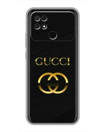 Чохол для Xiaomi POCO C40 з картинкою «Золотий логотип Gucci» Чохол для Xiaomi POCO C40 з картинкою «Золотий логотип Gucci»