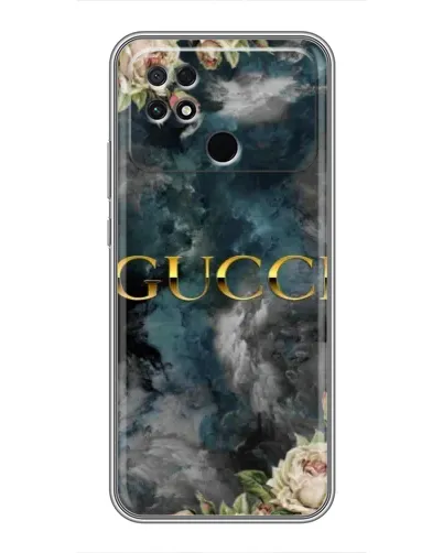 Чохол для Xiaomi POCO C40 з картинкою «Абстрактні квіти Gucci» Чохол для Xiaomi POCO C40 з картинкою «Абстрактні квіти Gucci»