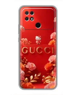 Чохол для Xiaomi POCO C40 з картинкою «Gucci — золотий сад»
