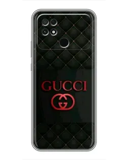 Чохол для Xiaomi POCO C40 з картинкою «Gucci — стьобаний чорний»