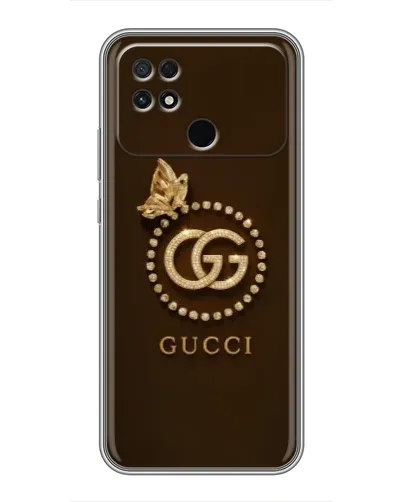 Чохол для Xiaomi POCO C40 з картинкою «Gucci — золотий метелик» Чохол для Xiaomi POCO C40 з картинкою «Gucci — золотий метелик»