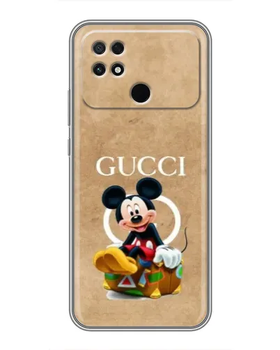 Чохол для Xiaomi POCO C40 з картинкою «Міккі Маус Gucci — крафт» Чохол для Xiaomi POCO C40 з картинкою «Міккі Маус Gucci — крафт»