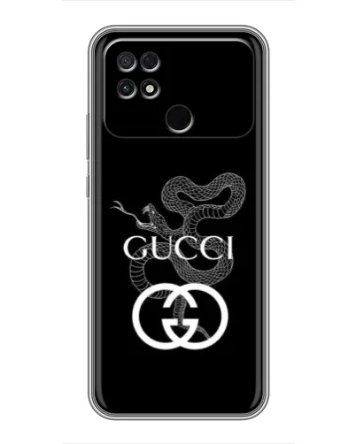Чохол для Xiaomi POCO C40 з картинкою «Gucci — срібна змія» Чохол для Xiaomi POCO C40 з картинкою «Gucci — срібна змія»