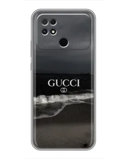 Чохол для Xiaomi POCO C40 з картинкою «Gucci — морський прибій»