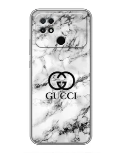 Чохол для Xiaomi POCO C40 з картинкою «Gucci — мармуровий шик»
