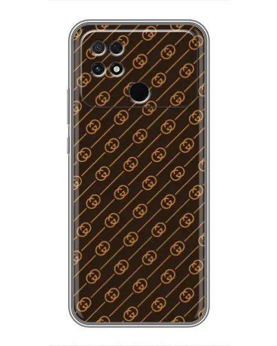 Чохол для Xiaomi POCO C40 з картинкою «Gucci — золоті діагоналі» Чохол для Xiaomi POCO C40 з картинкою «Gucci — золоті діагоналі»