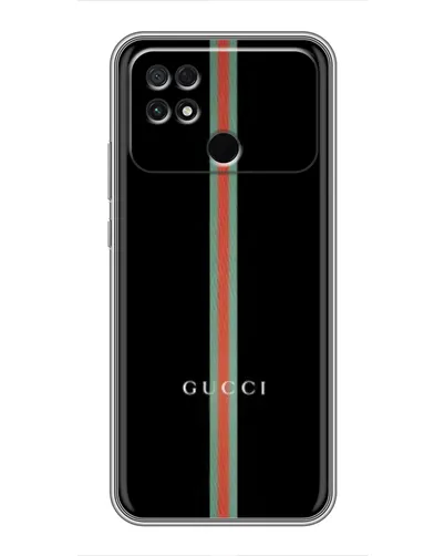 Чехол для Xiaomi POCO C40 с картинкой «Gucci — строгая линия» Чехол для Xiaomi POCO C40 с картинкой «Gucci — строгая линия»