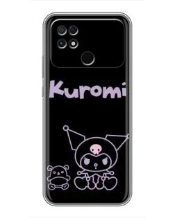 Чехол для Xiaomi POCO C40 с картинкой «Kuromi — черный минимализм» Чехол для Xiaomi POCO C40 с картинкой «Kuromi — черный минимализм»