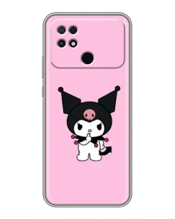 Чехол для Xiaomi POCO C40 с картинкой «Kuromi — розовая нежность» Чехол для Xiaomi POCO C40 с картинкой «Kuromi — розовая нежность»