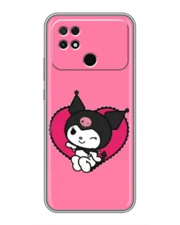 Чехол для Xiaomi POCO C40 с картинкой «Kuromi — любовь в сердце» Чехол для Xiaomi POCO C40 с картинкой «Kuromi — любовь в сердце»