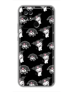 Чехол для Xiaomi POCO C40 с картинкой «Черный паттерн Kuromi» Чехол для Xiaomi POCO C40 с картинкой «Черный паттерн Kuromi»