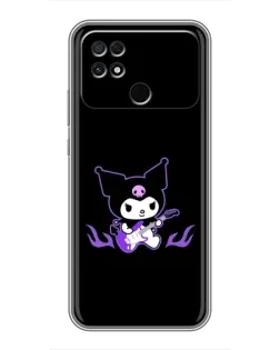 Чехол для Xiaomi POCO C40 с картинкой «Электрическая Kuromi» Чехол для Xiaomi POCO C40 с картинкой «Электрическая Kuromi»