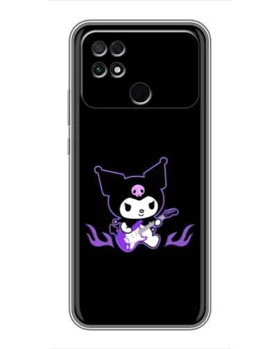 Чехол для Xiaomi POCO C40 с картинкой «Электрическая Kuromi»