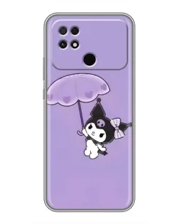 Чехол для Xiaomi POCO C40 с картинкой «Kuromi с зонтиком» Чехол для Xiaomi POCO C40 с картинкой «Kuromi с зонтиком»