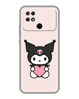 Чехол для Xiaomi POCO C40 с картинкой «Kuromi и сердце» Чехол для Xiaomi POCO C40 с картинкой «Kuromi и сердце»
