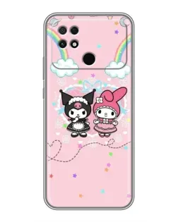Чехол для Xiaomi POCO C40 с картинкой «My Melody и Kuromi» Чехол для Xiaomi POCO C40 с картинкой «My Melody и Kuromi»