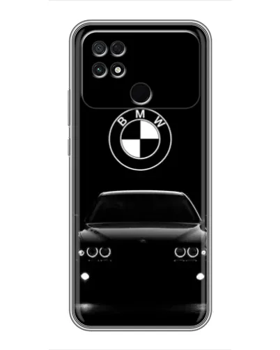 Чехол для Xiaomi POCO C40 с картинкой «BMW — взгляд из темноты»