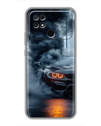Чехол для Xiaomi POCO C40 с картинкой «BMW M-Power — абстракция» Чехол для Xiaomi POCO C40 с картинкой «BMW M-Power — абстракция»