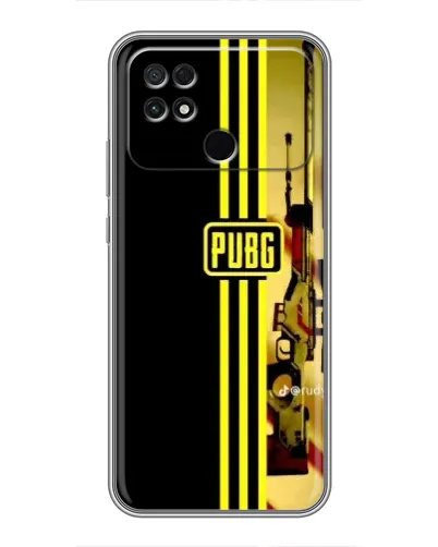Чохол для Xiaomi POCO C40 з картинкою «PUBG — камуфляжний шолом»