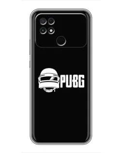 Чохол для Xiaomi POCO C40 з картинкою «PUBG — класичний лого»