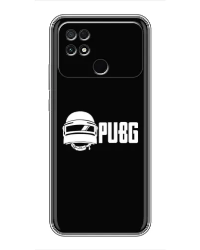 Чохол для Xiaomi POCO C40 з картинкою «PUBG — класичний лого»