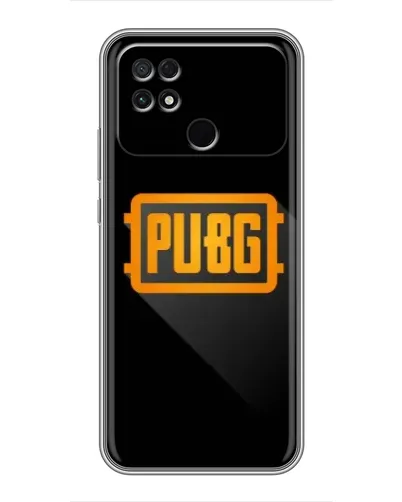 Чохол для Xiaomi POCO C40 з картинкою «PUBG — рамка лого»
