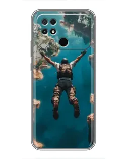 Чохол для Xiaomi POCO C40 з картинкою «PUBG — вільне падіння»