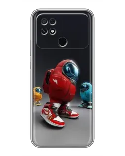 Чехол для Xiaomi POCO C40 с картинкой «Among Us — 3D стиль» Чехол для Xiaomi POCO C40 с картинкой «Among Us — 3D стиль»