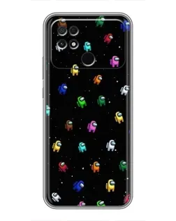 Чехол для Xiaomi POCO C40 с картинкой «Экипаж Among Us» Чехол для Xiaomi POCO C40 с картинкой «Экипаж Among Us»