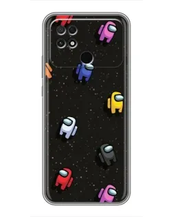 Чехол для Xiaomi POCO C40 с картинкой «Космический паттерн Among Us» Чехол для Xiaomi POCO C40 с картинкой «Космический паттерн Among Us»