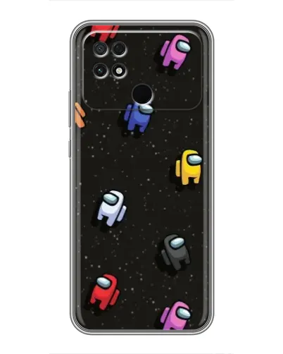 Чехол для Xiaomi POCO C40 с картинкой «Космический паттерн Among Us» Чехол для Xiaomi POCO C40 с картинкой «Космический паттерн Among Us»
