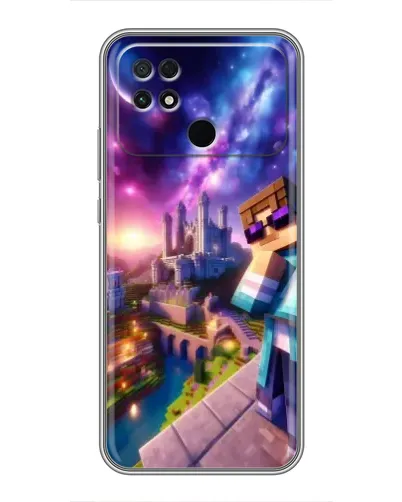 Чохол для Xiaomi POCO C40 з картинкою «Стів та космос»