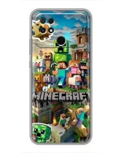 Чохол для Xiaomi POCO C40 з картинкою «Замок Minecraft» Чохол для Xiaomi POCO C40 з картинкою «Замок Minecraft»