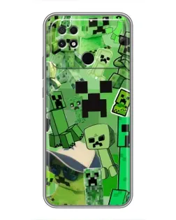 Чохол для Xiaomi POCO C40 з картинкою «Кріпери Minecraft» Чохол для Xiaomi POCO C40 з картинкою «Кріпери Minecraft»