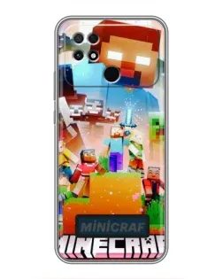 Чохол для Xiaomi POCO C40 з картинкою «Minecraft герої гри» Чохол для Xiaomi POCO C40 з картинкою «Minecraft герої гри»