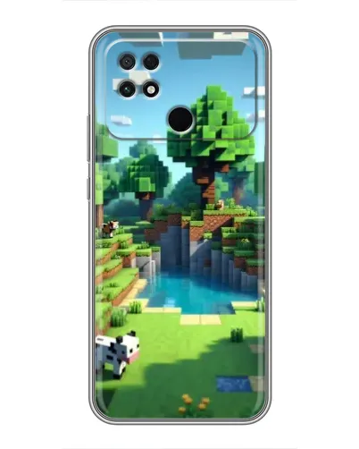Чохол для Xiaomi POCO C40 з картинкою «Minecraft літній день»