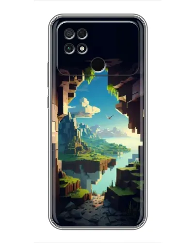 Чохол для Xiaomi POCO C40 з картинкою «Вид з печери»