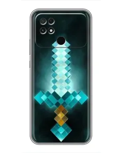 Чохол для Xiaomi POCO C40 з картинкою «Алмазний меч неон»