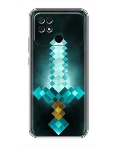 Чохол для Xiaomi POCO C40 з картинкою «Алмазний меч неон»