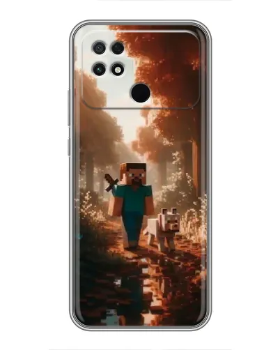 Чохол для Xiaomi POCO C40 з картинкою «Стів у лісі»